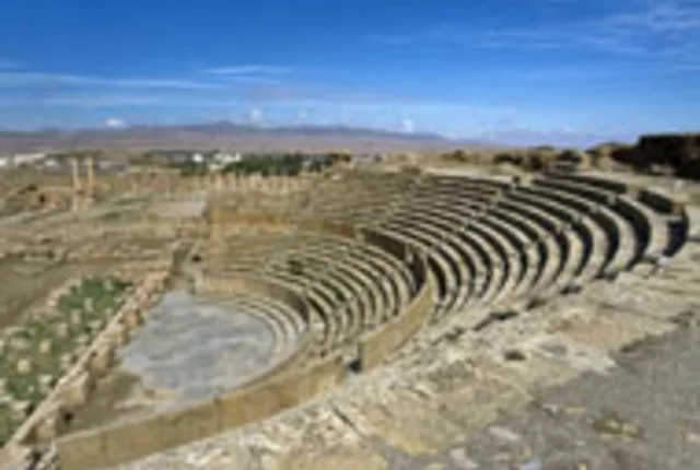 Theatre romain timgad in Timgad, Algeria