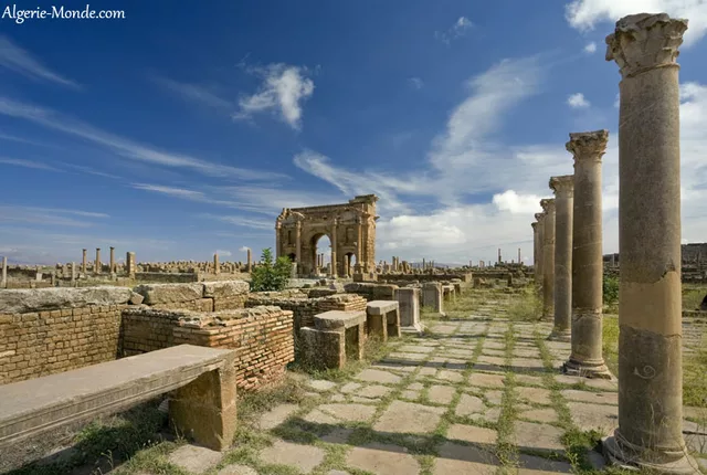 Vestiges romains timgad 1 in Timgad, Algeria