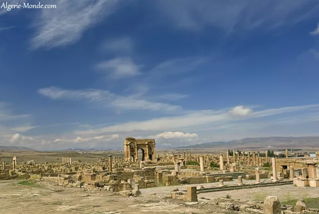 Vestiges romains timgad 2 in Timgad, Algeria
