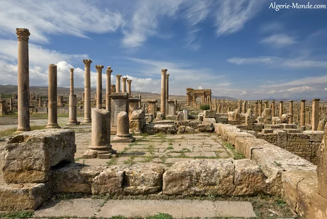 Vestiges romains timgad 3 in Timgad, Algeria