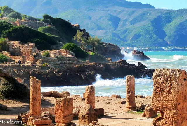 Ruines romaines tipaza in Tipaza, Algeria