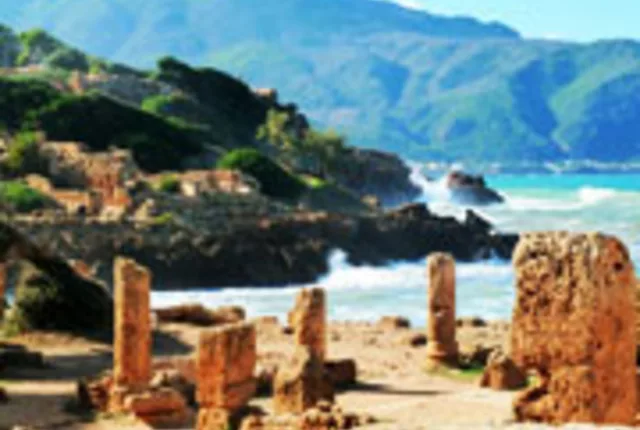 Ruines romaines tipaza in Tipaza, Algeria