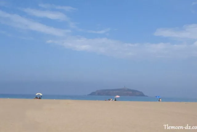 Plage rachgoun a in Tlemcen, Algeria