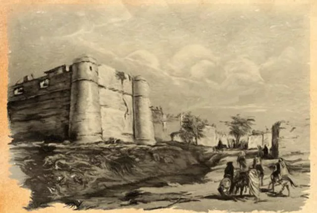 Peinture remparts cite tlemcen in Tlemcen, Algeria