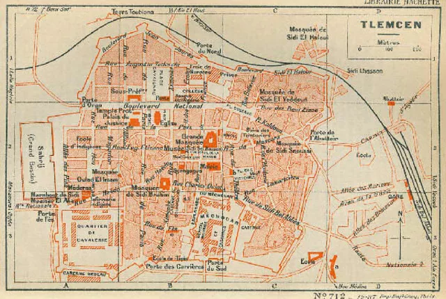 Ancien plan ville tlemcen in Tlemcen, Algeria