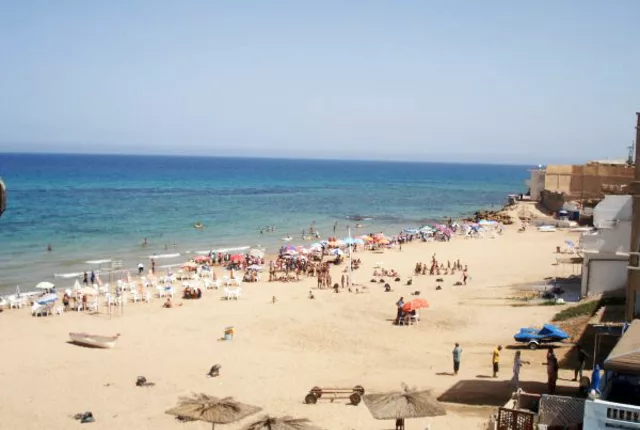 Plage bousfer in Oran, Algeria