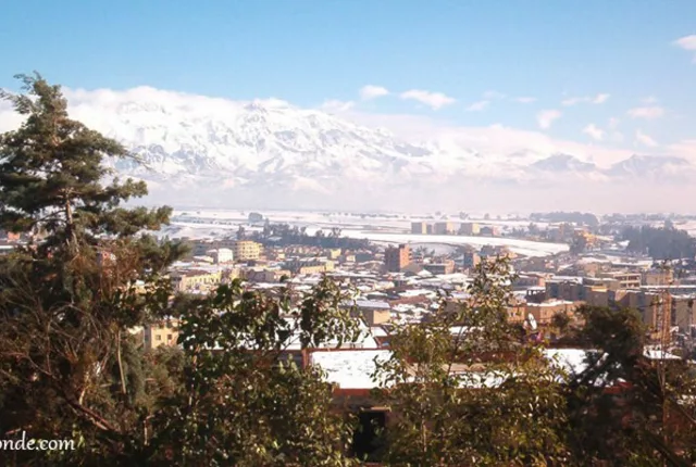 Bouira neige in Bouira, Algeria