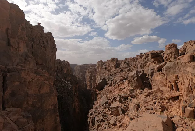 Canyon plateau du tassili in Tassili n’Ajjer / Djanet, Algeria