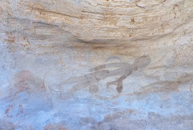 Peinture rupestre tassili in Tassili n’Ajjer / Djanet, Algeria